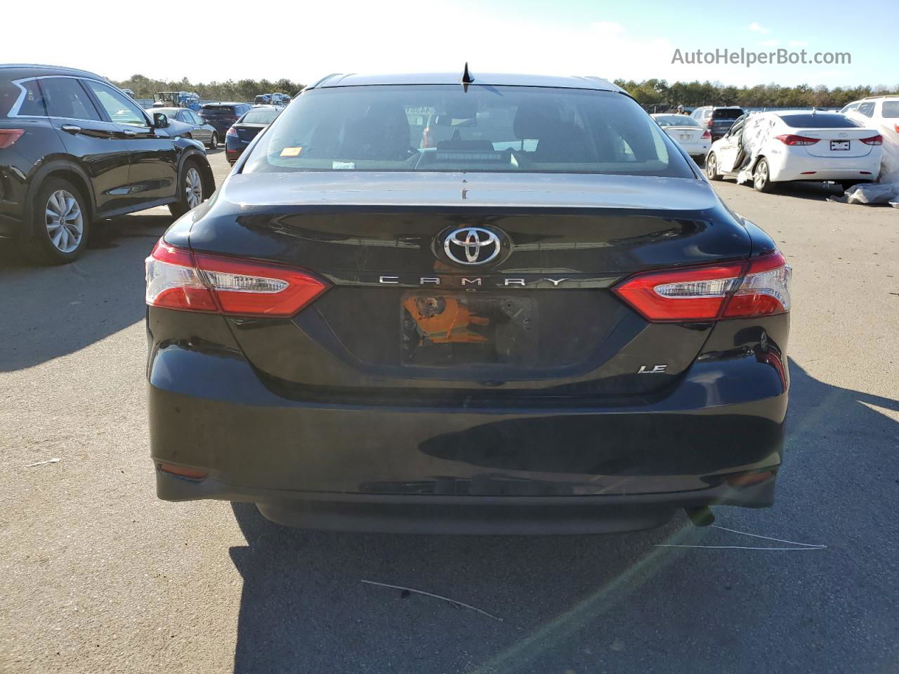 2019 Toyota Camry L Black vin: 4T1B11HK0KU226435