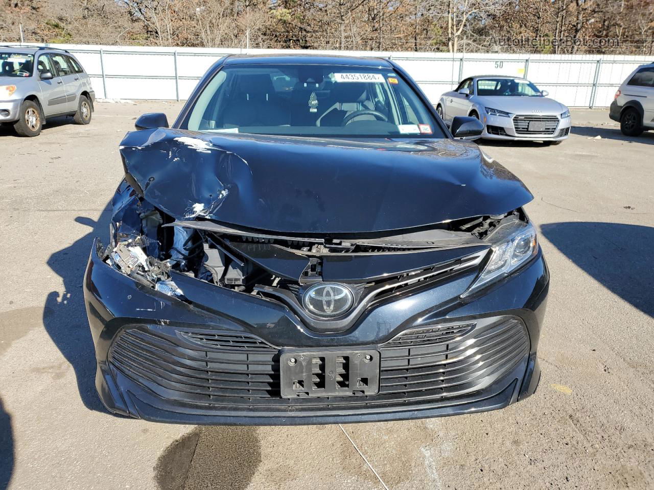 2019 Toyota Camry L Black vin: 4T1B11HK0KU226435