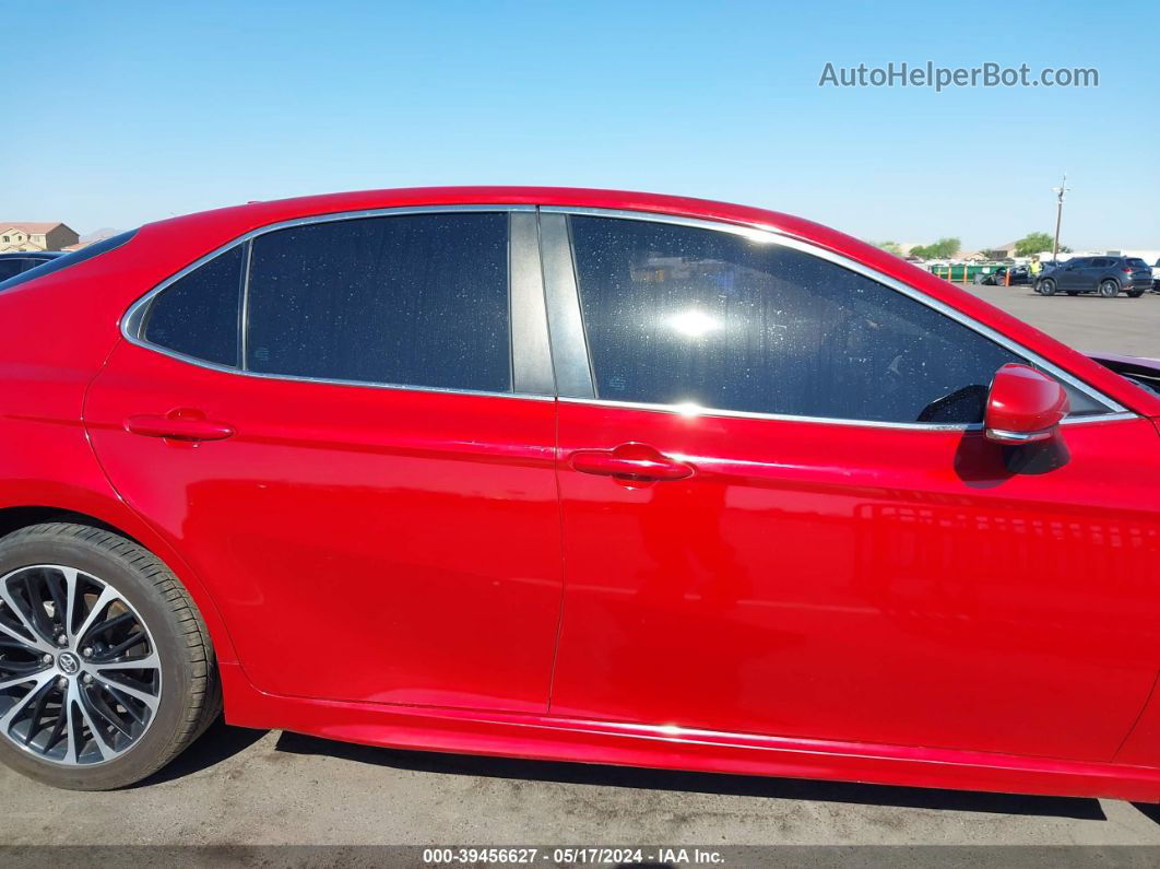 2019 Toyota Camry Se Red vin: 4T1B11HK0KU253926