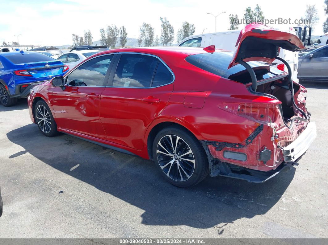 2019 Toyota Camry Se Red vin: 4T1B11HK0KU256499