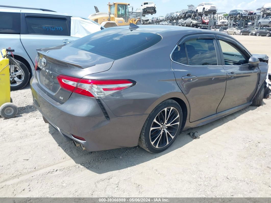 2019 Toyota Camry Se Gray vin: 4T1B11HK0KU270645