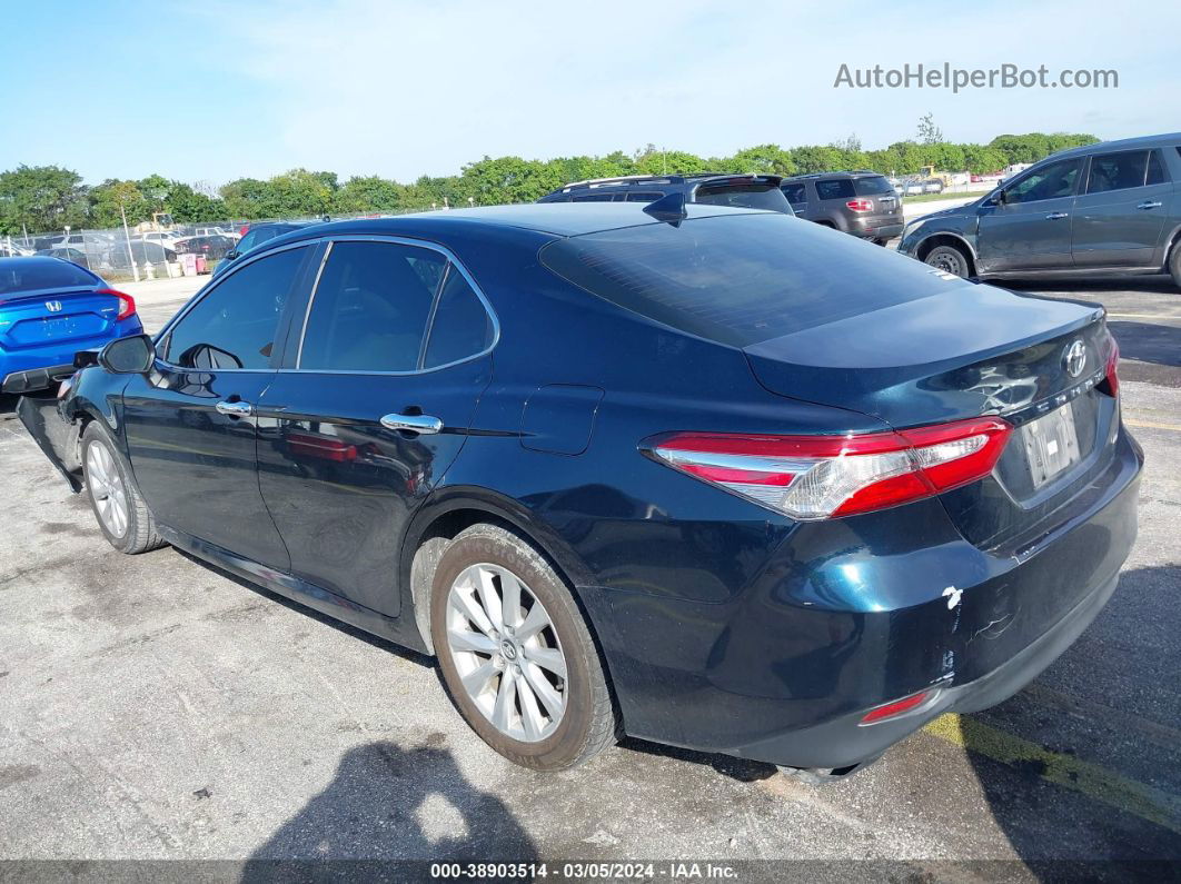 2019 Toyota Camry Le Бирюзовый vin: 4T1B11HK0KU272699