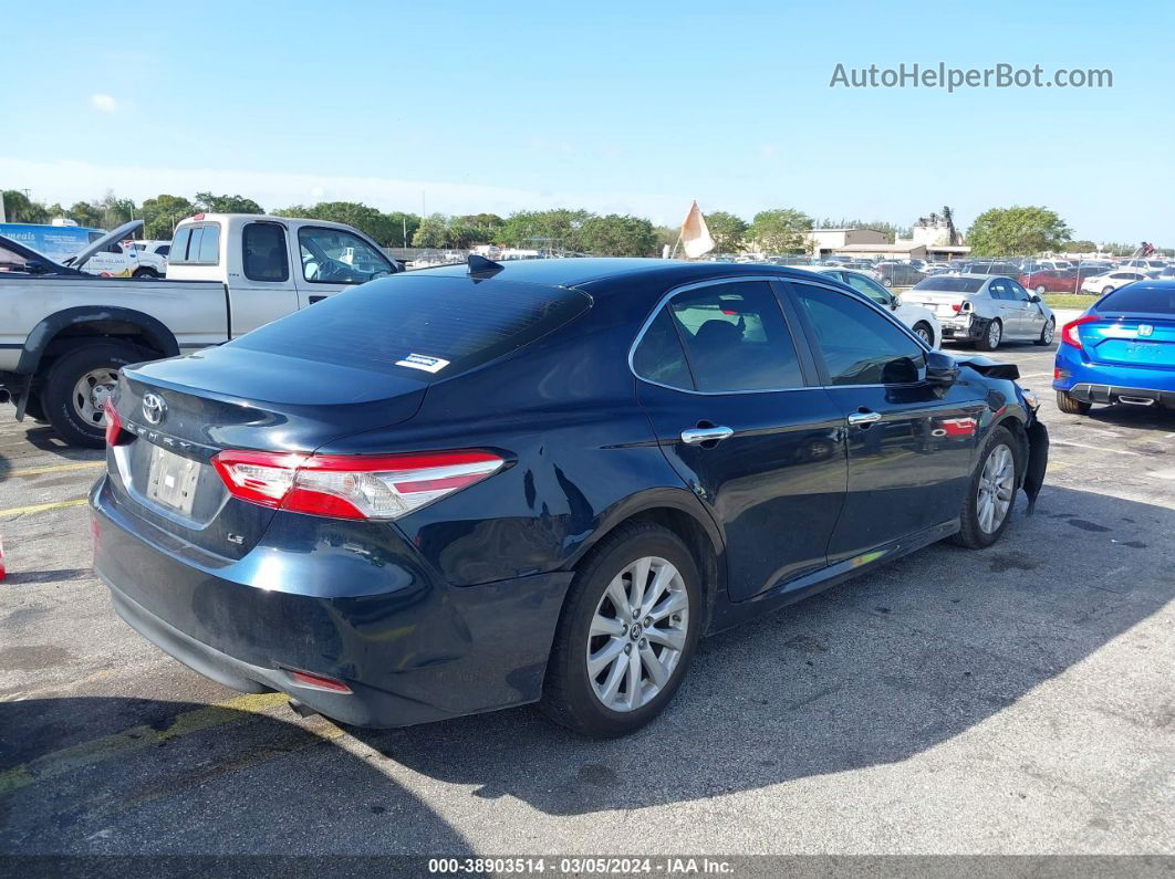 2019 Toyota Camry Le Бирюзовый vin: 4T1B11HK0KU272699