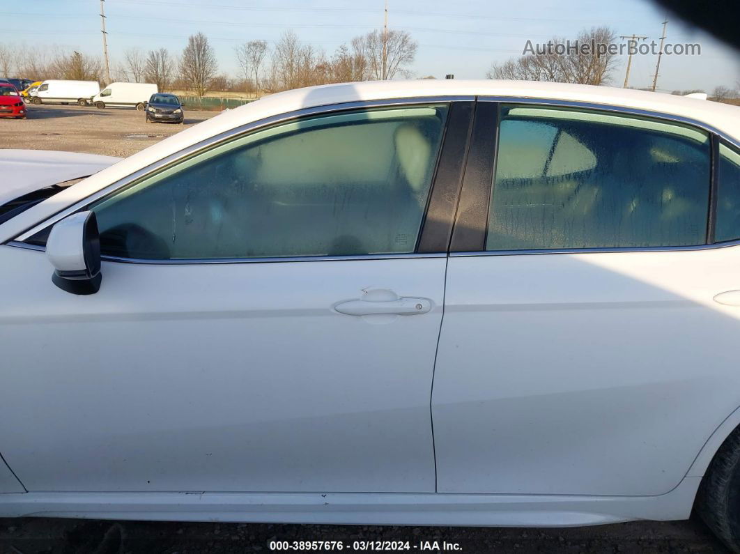 2019 Toyota Camry Se White vin: 4T1B11HK0KU278731