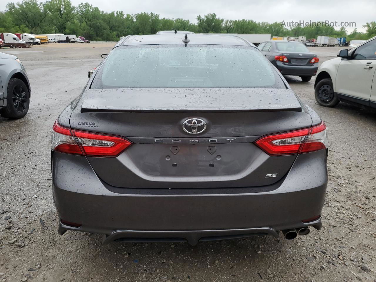 2019 Toyota Camry L Серый vin: 4T1B11HK0KU684055