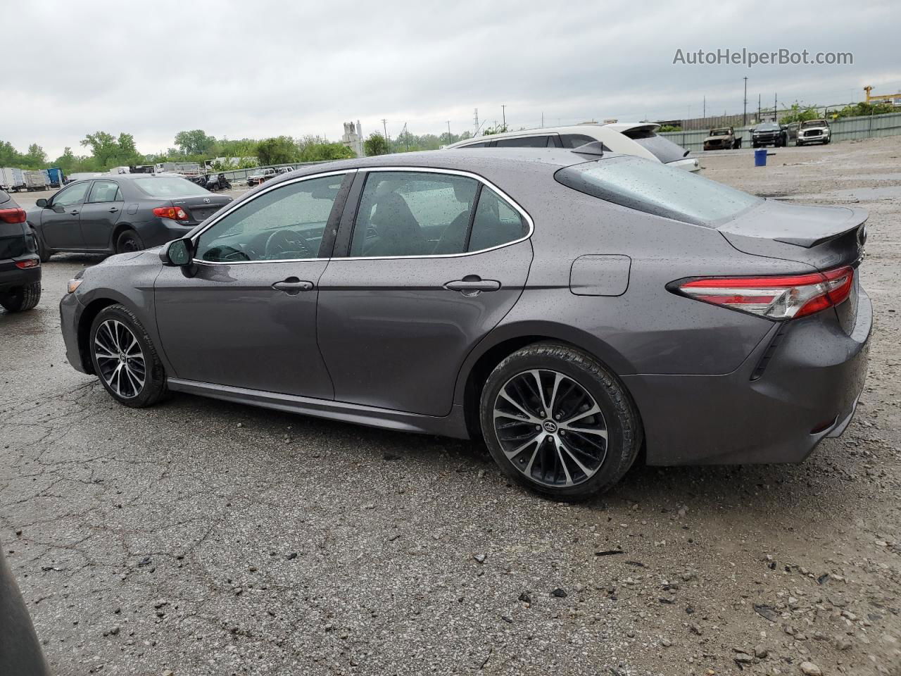 2019 Toyota Camry L Серый vin: 4T1B11HK0KU684055