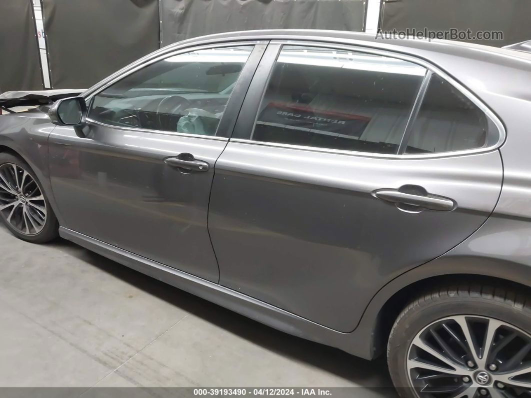 2019 Toyota Camry Se Gray vin: 4T1B11HK0KU686288