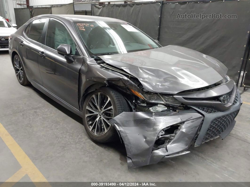 2019 Toyota Camry Se Gray vin: 4T1B11HK0KU686288