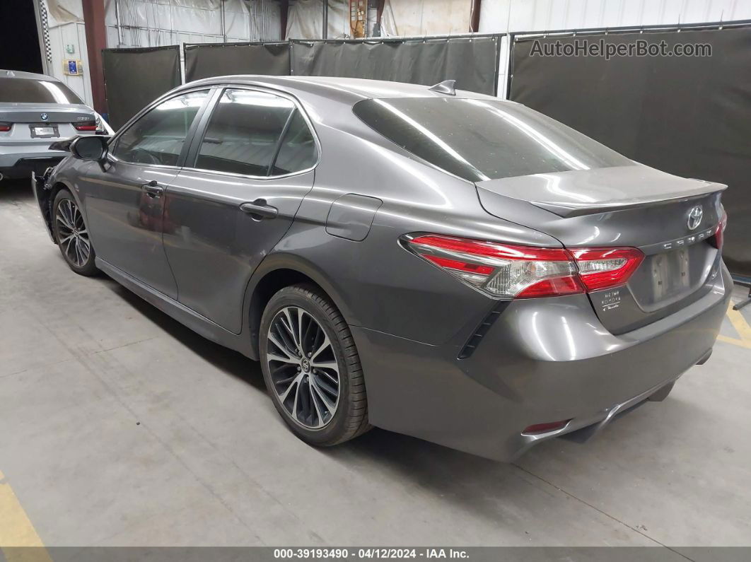 2019 Toyota Camry Se Gray vin: 4T1B11HK0KU686288