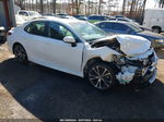 2019 Toyota Camry Se White vin: 4T1B11HK0KU698053