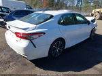 2019 Toyota Camry Se White vin: 4T1B11HK0KU698053