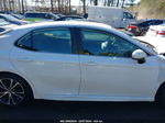 2019 Toyota Camry Se White vin: 4T1B11HK0KU698053