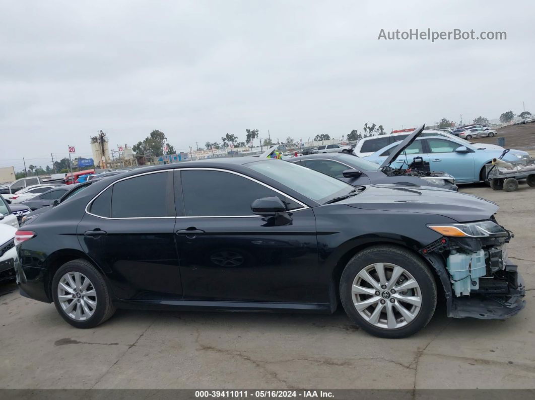 2019 Toyota Camry Le Black vin: 4T1B11HK0KU709259