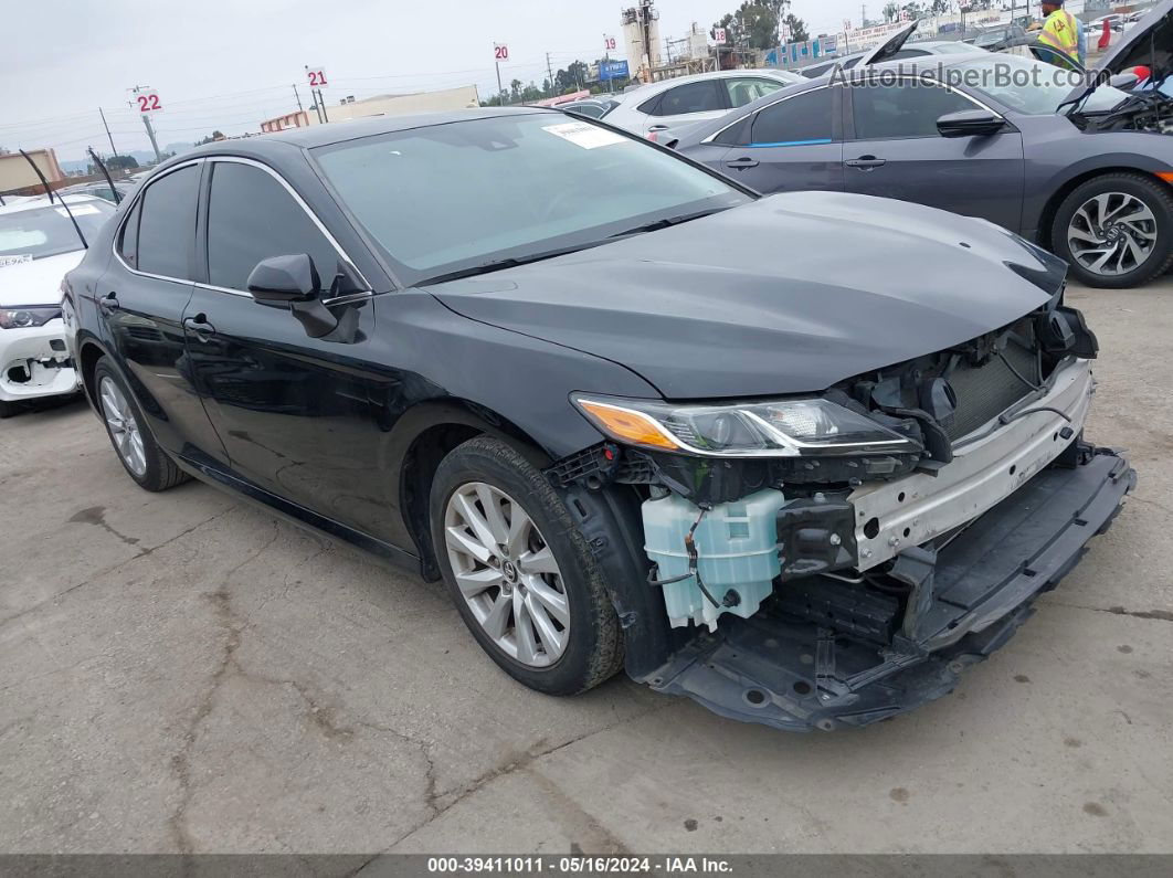 2019 Toyota Camry Le Black vin: 4T1B11HK0KU709259