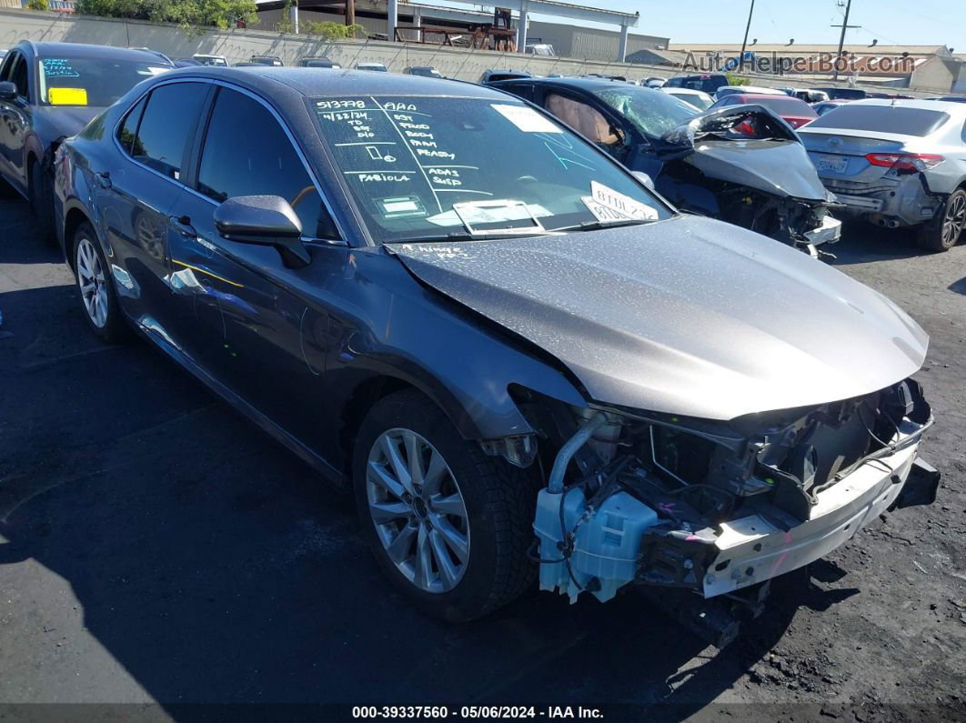 2019 Toyota Camry Le Black vin: 4T1B11HK0KU730449