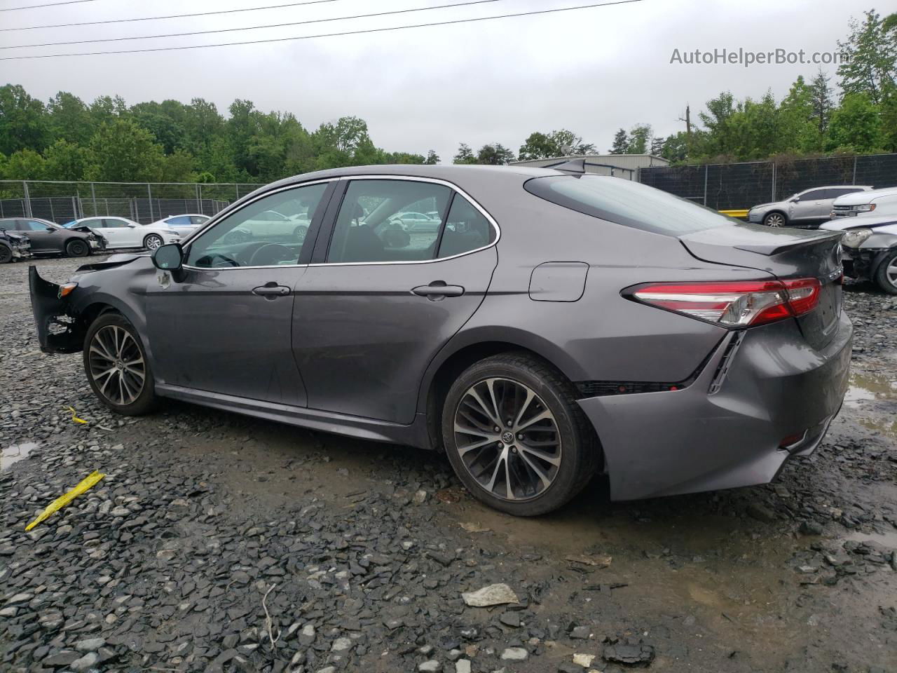 2019 Toyota Camry L Серебряный vin: 4T1B11HK0KU743105