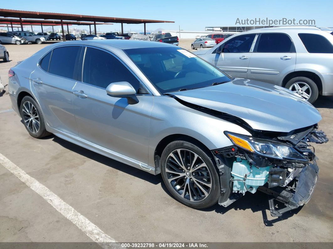 2019 Toyota Camry Se Silver vin: 4T1B11HK0KU752144