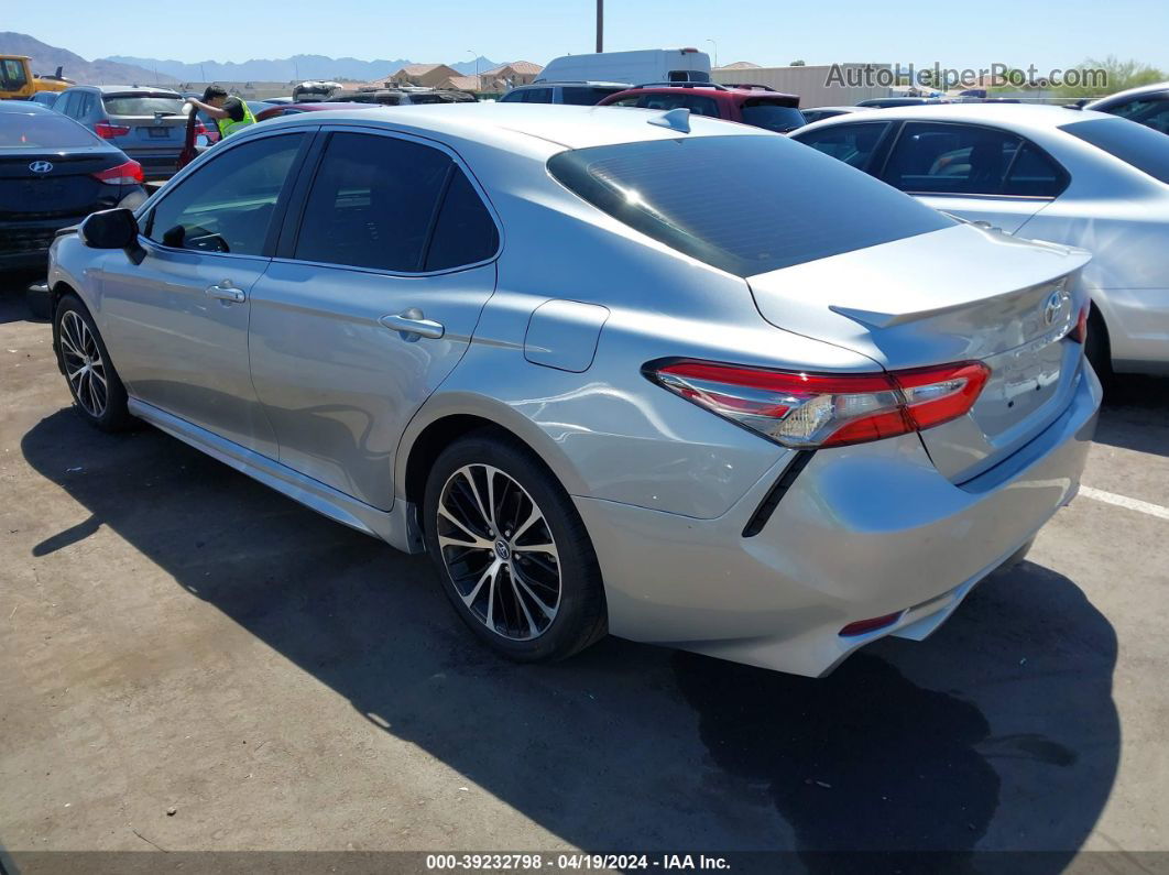 2019 Toyota Camry Se Silver vin: 4T1B11HK0KU752144