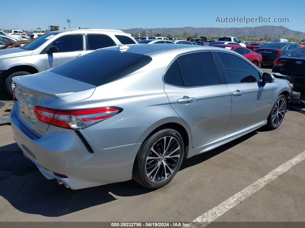 2019 Toyota Camry Se Silver vin: 4T1B11HK0KU752144