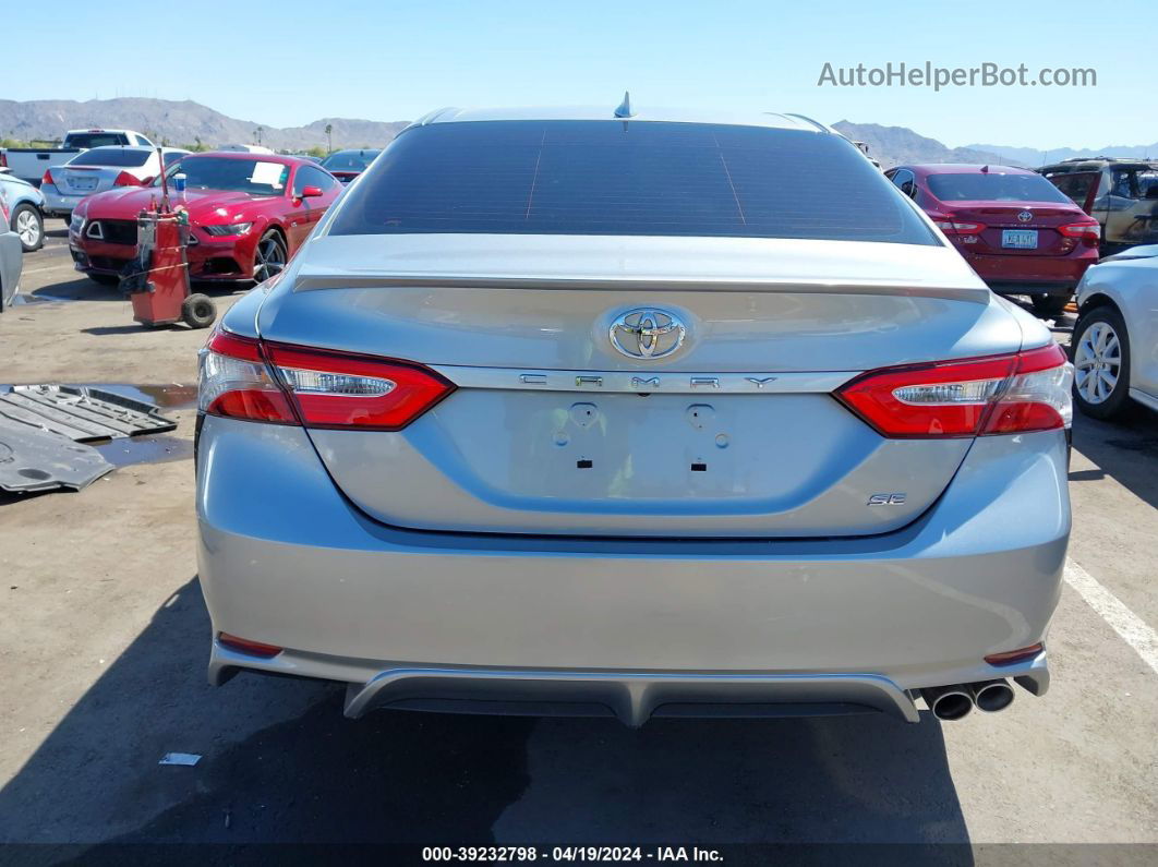 2019 Toyota Camry Se Silver vin: 4T1B11HK0KU752144