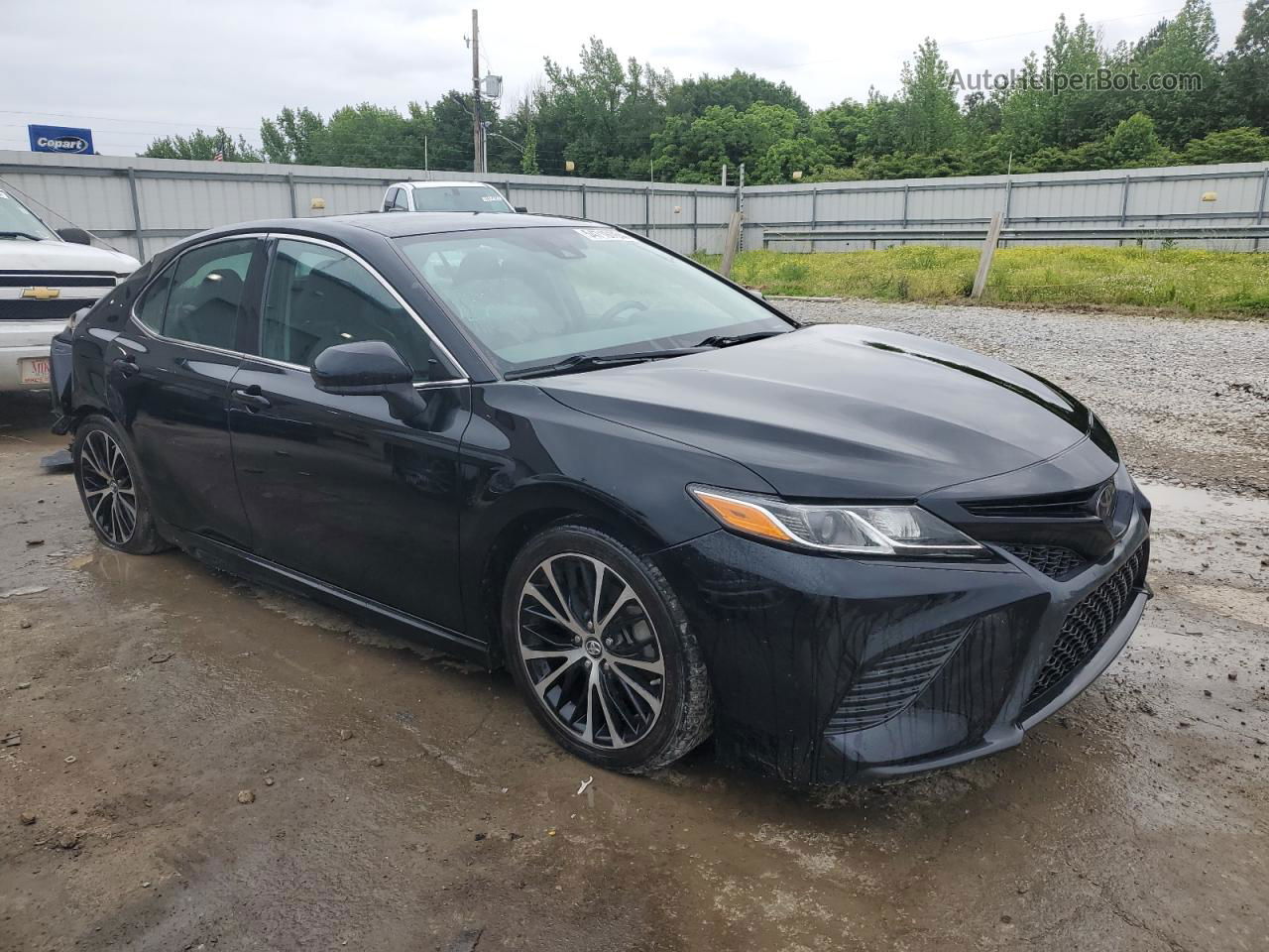 2019 Toyota Camry L Black vin: 4T1B11HK0KU772409