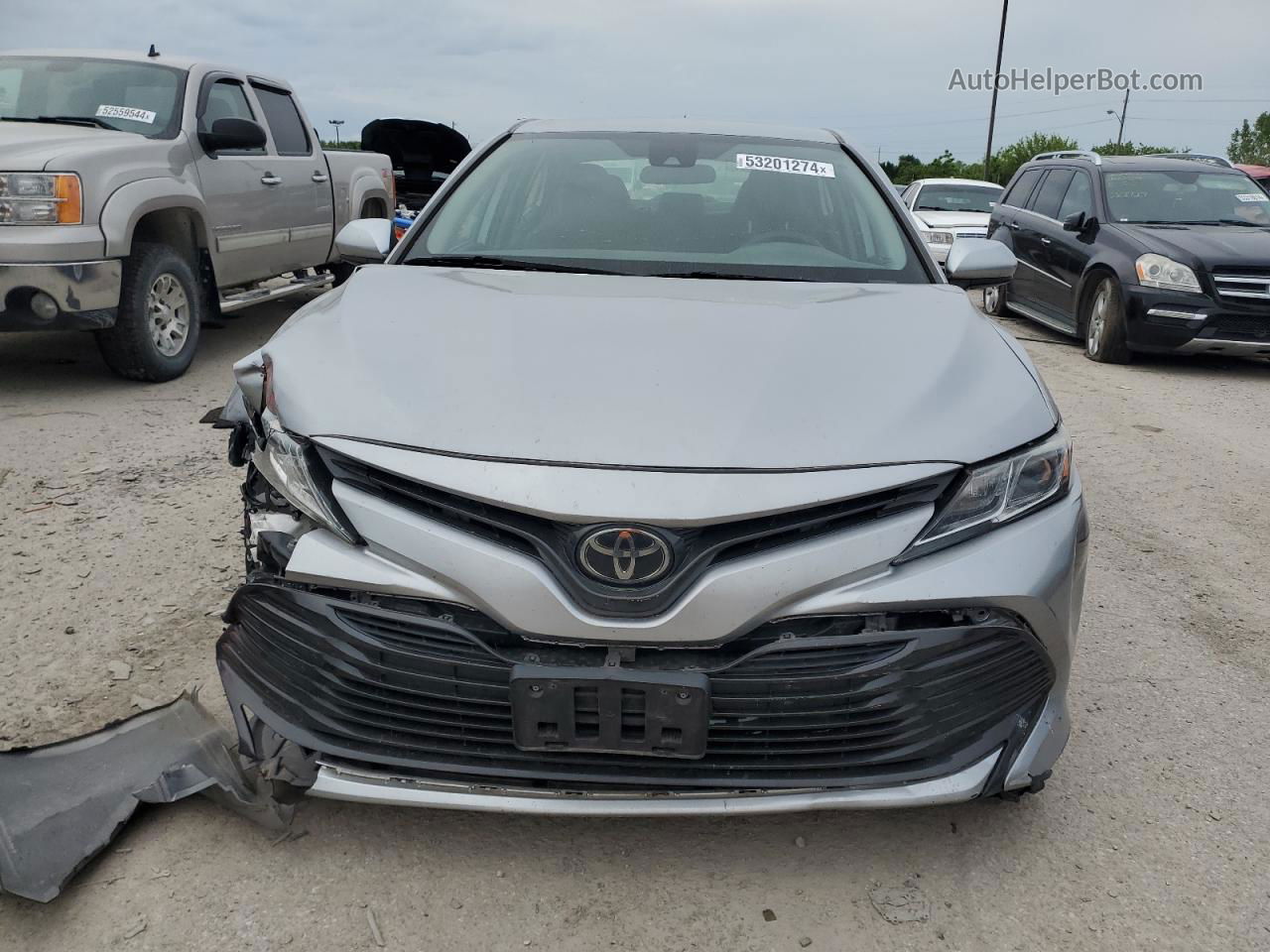 2019 Toyota Camry L Серебряный vin: 4T1B11HK0KU772491