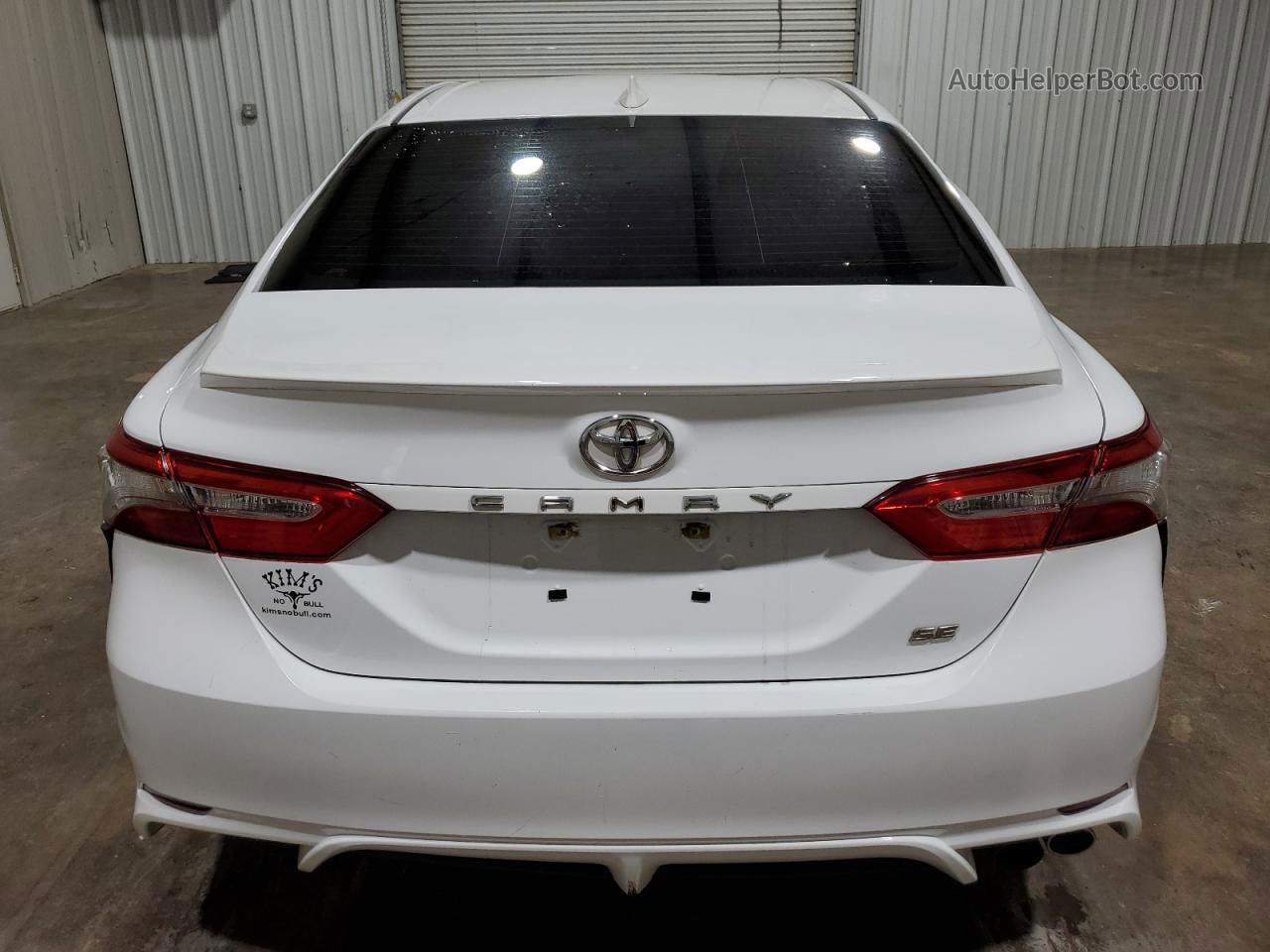 2019 Toyota Camry L White vin: 4T1B11HK0KU778145