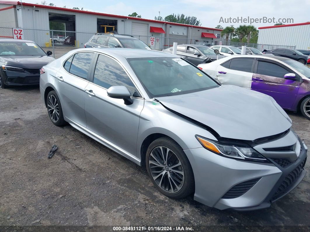 2019 Toyota Camry Se Silver vin: 4T1B11HK0KU783104