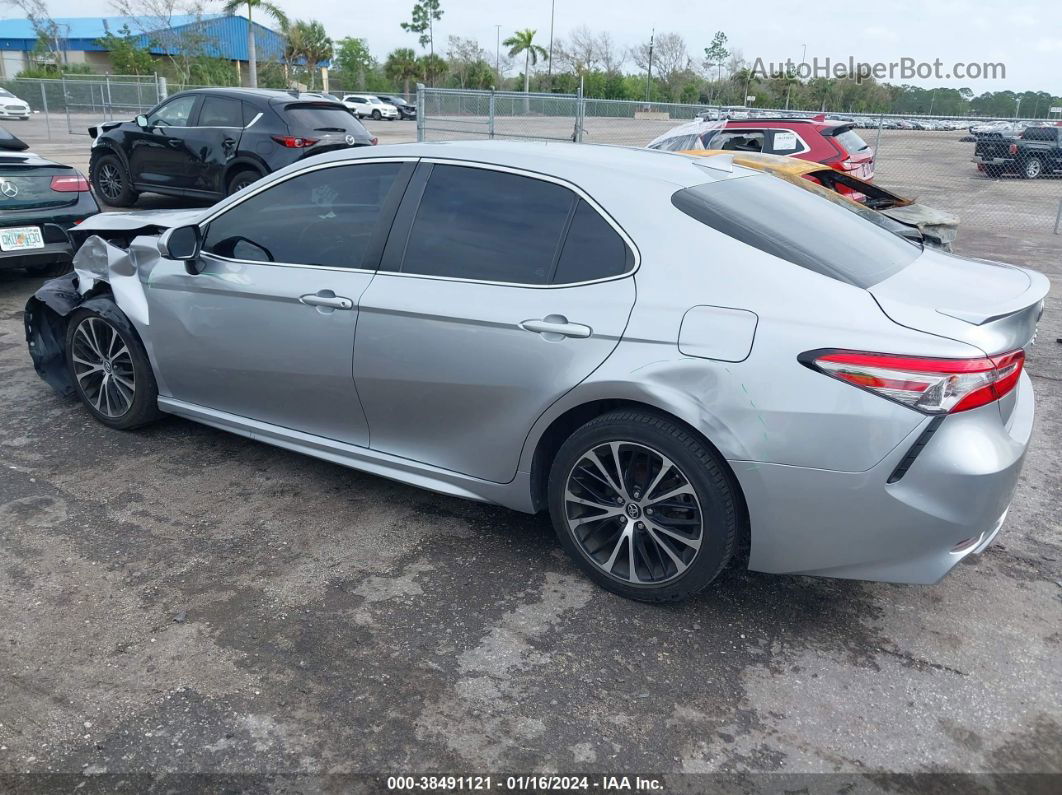 2019 Toyota Camry Se Silver vin: 4T1B11HK0KU783104