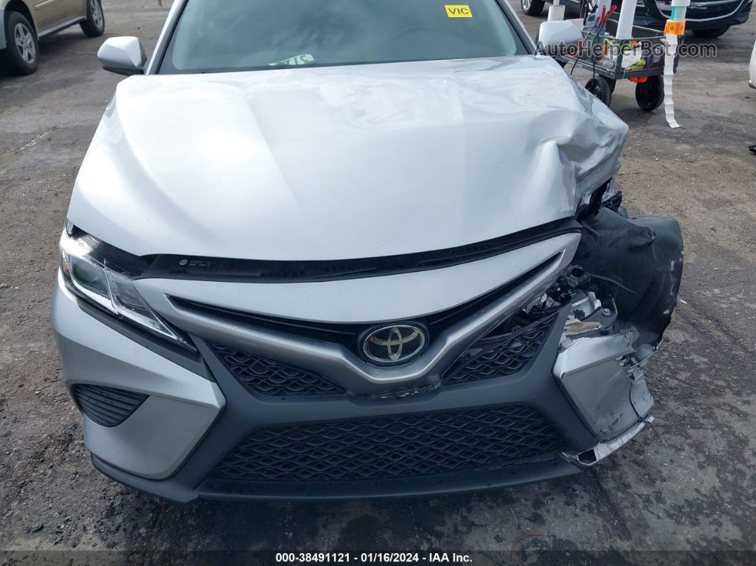 2019 Toyota Camry Se Silver vin: 4T1B11HK0KU783104