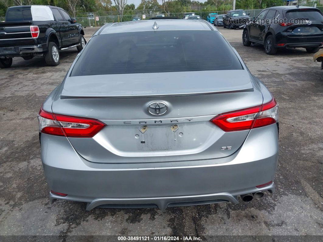 2019 Toyota Camry Se Silver vin: 4T1B11HK0KU783104