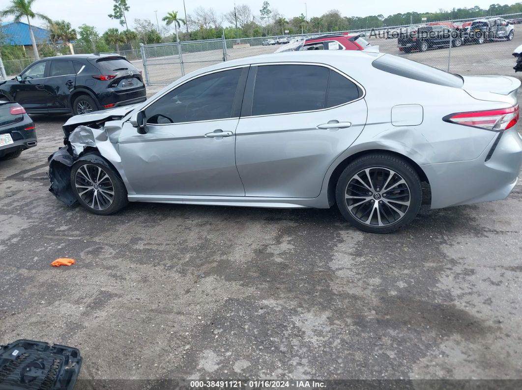 2019 Toyota Camry Se Silver vin: 4T1B11HK0KU783104