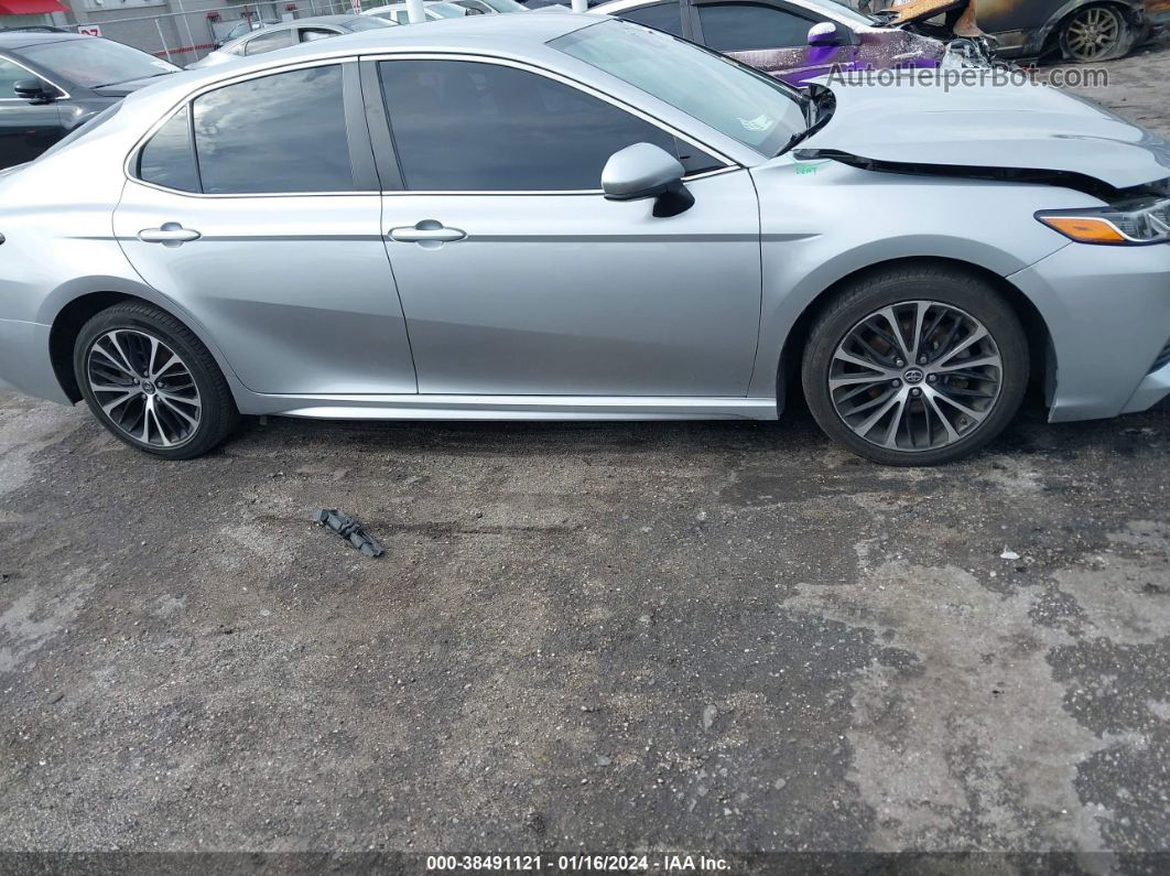 2019 Toyota Camry Se Silver vin: 4T1B11HK0KU783104