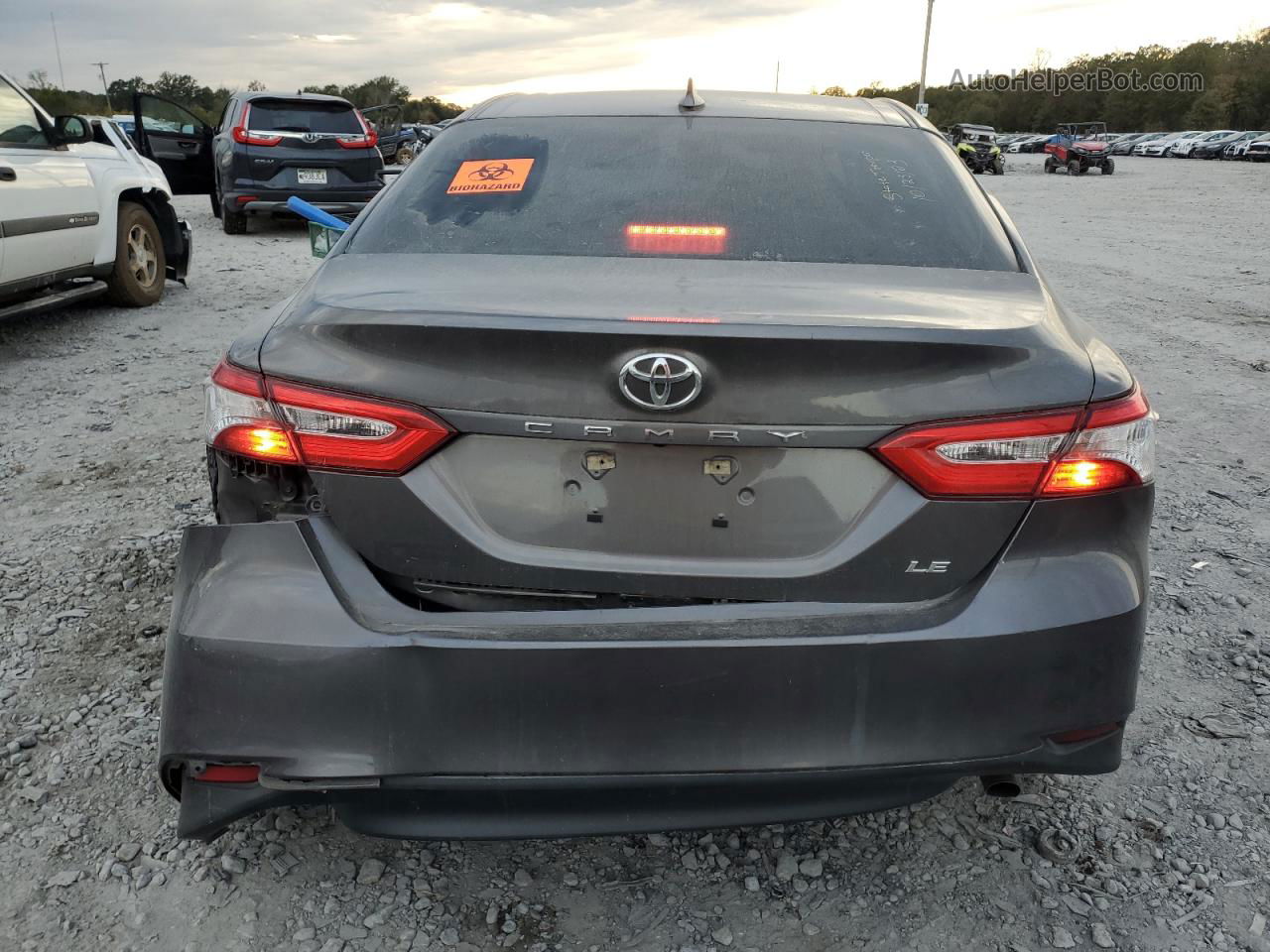 2019 Toyota Camry L Gray vin: 4T1B11HK0KU785242