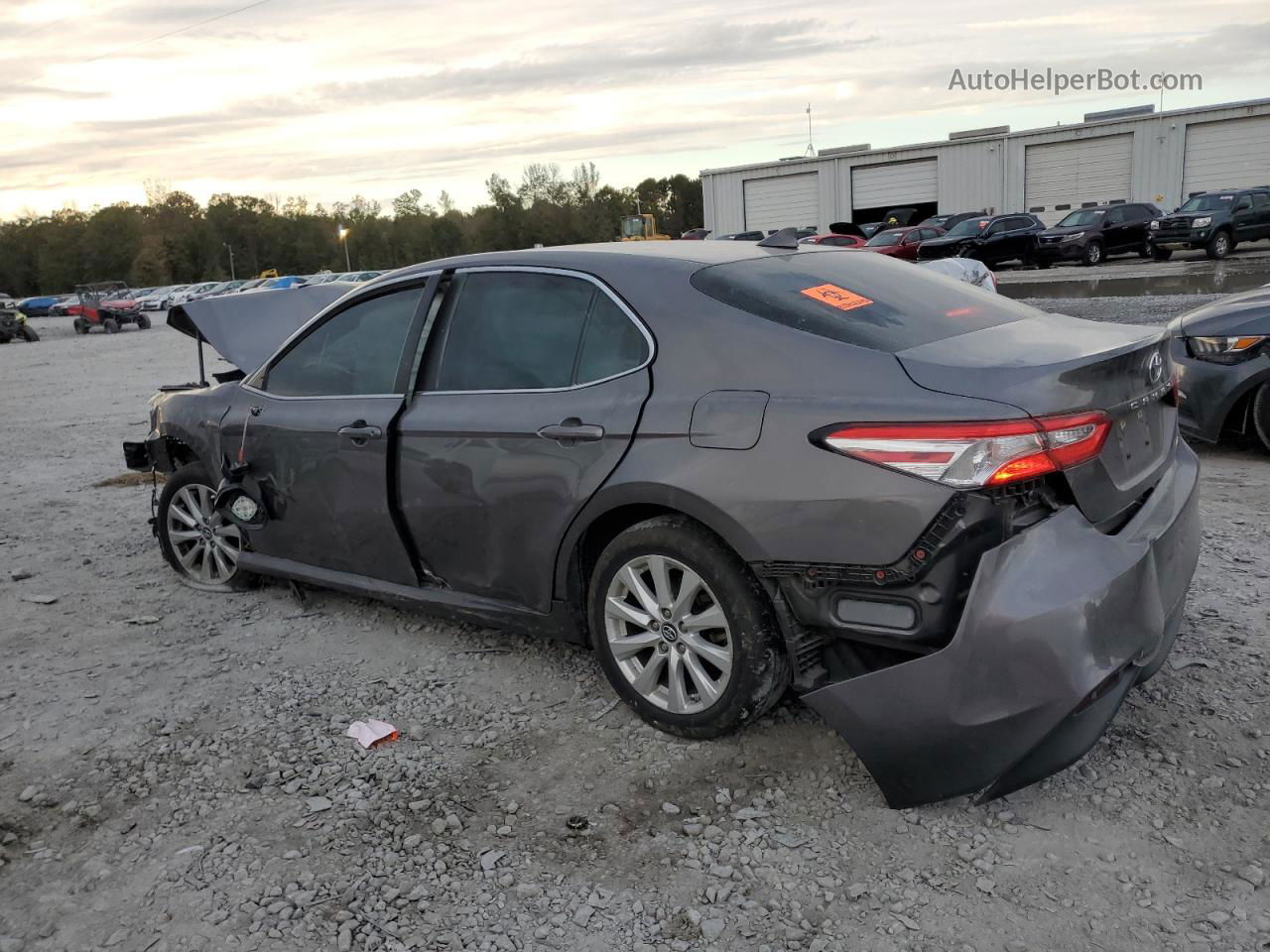 2019 Toyota Camry L Gray vin: 4T1B11HK0KU785242