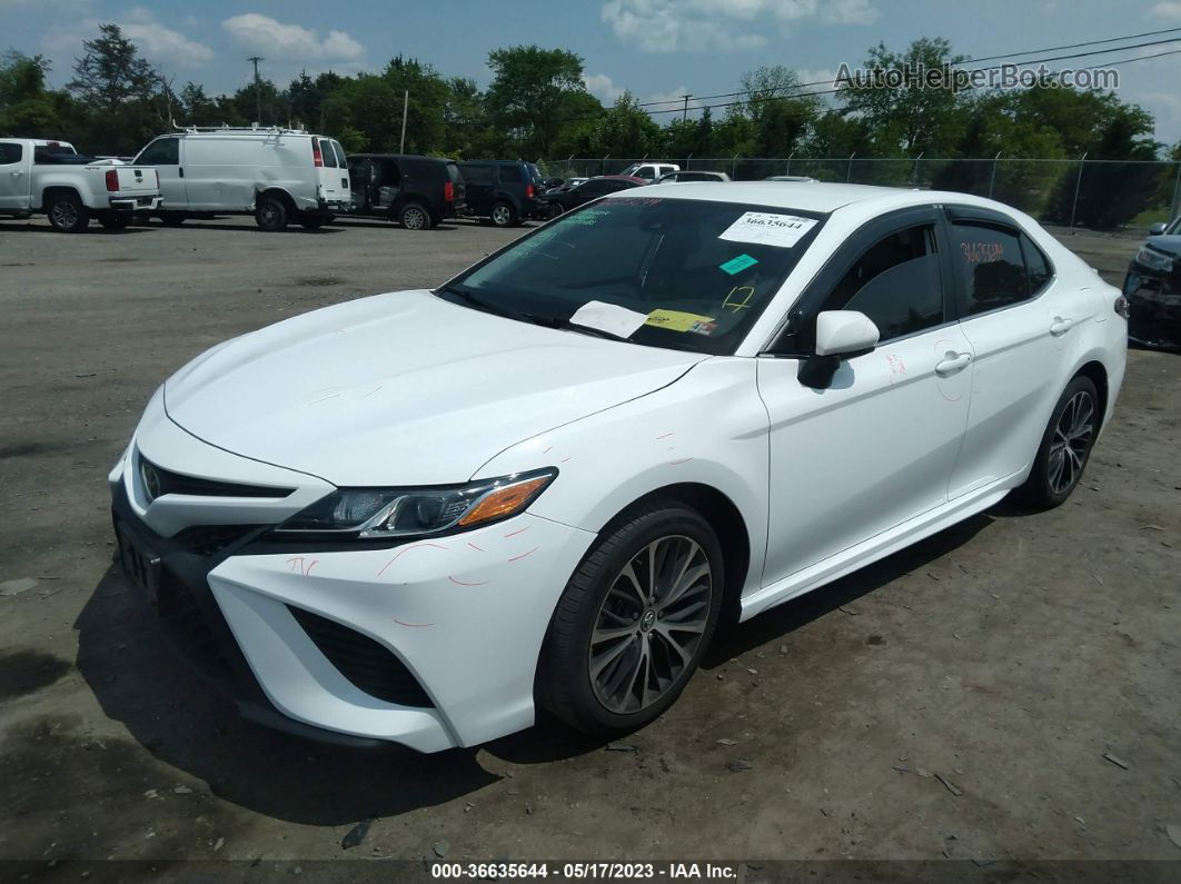 2019 Toyota Camry Le/se/xle/l Белый vin: 4T1B11HK0KU795608