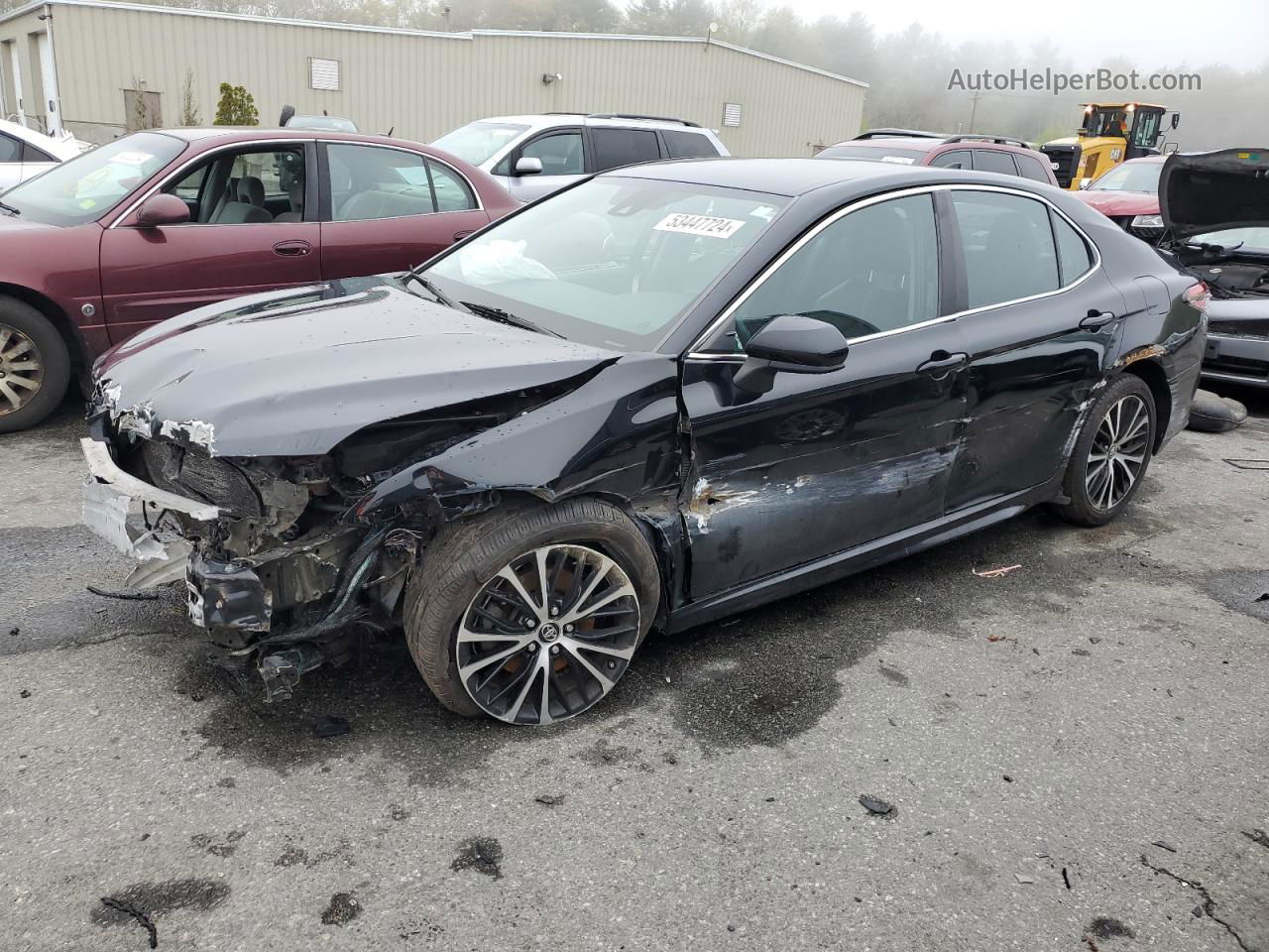 2019 Toyota Camry L Черный vin: 4T1B11HK0KU802024