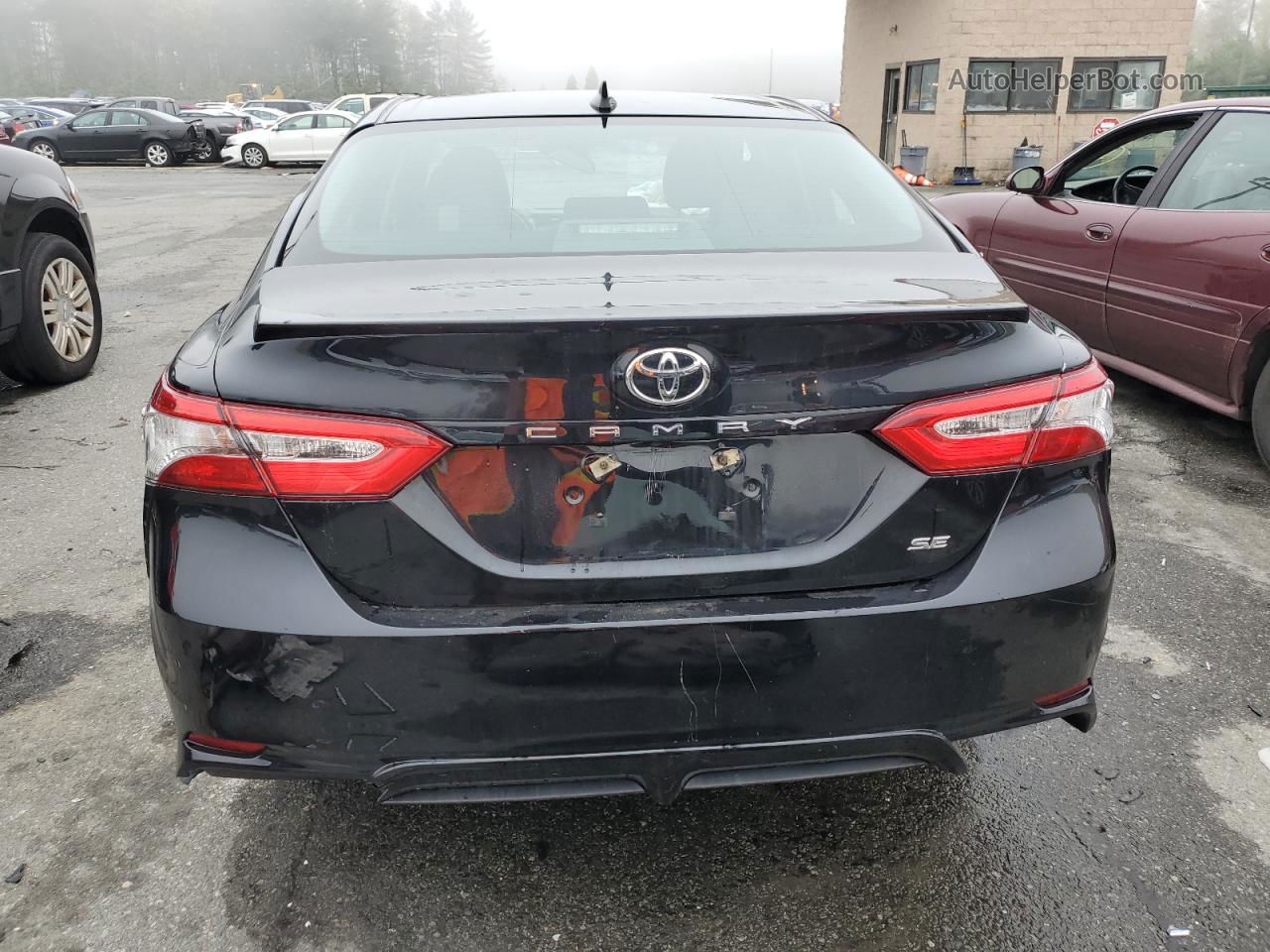 2019 Toyota Camry L Черный vin: 4T1B11HK0KU802024