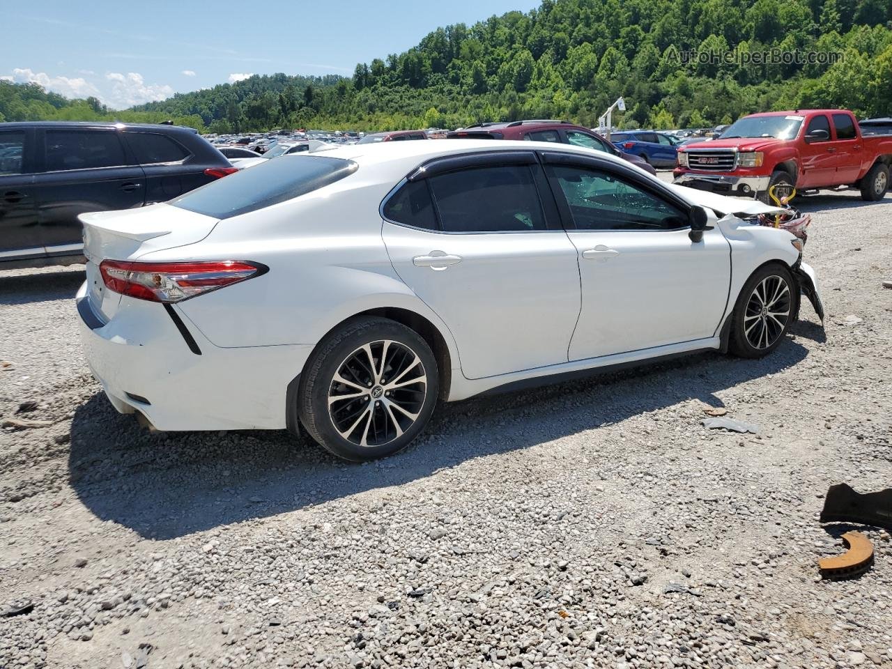 2019 Toyota Camry L Белый vin: 4T1B11HK0KU817090