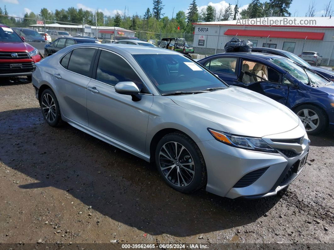 2019 Toyota Camry Se Silver vin: 4T1B11HK0KU856262