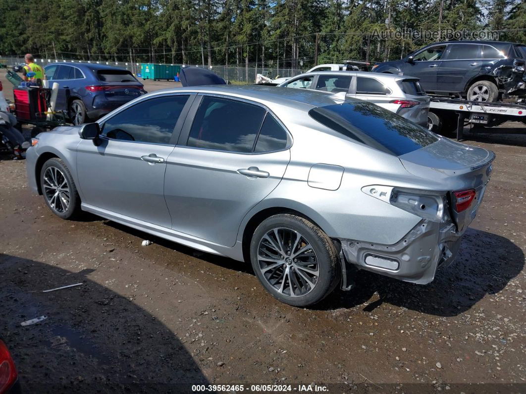 2019 Toyota Camry Se Silver vin: 4T1B11HK0KU856262