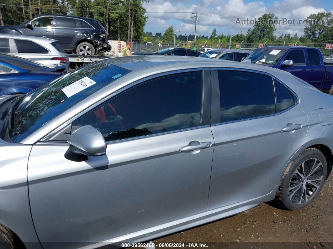 2019 Toyota Camry Se Silver vin: 4T1B11HK0KU856262