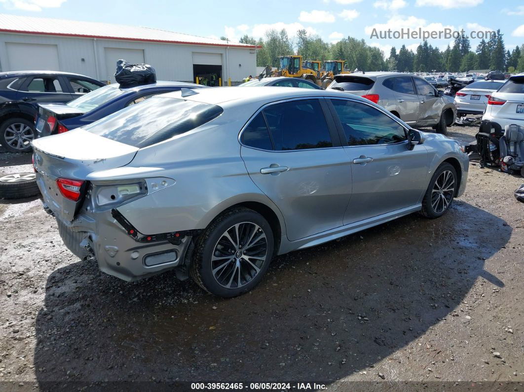 2019 Toyota Camry Se Silver vin: 4T1B11HK0KU856262