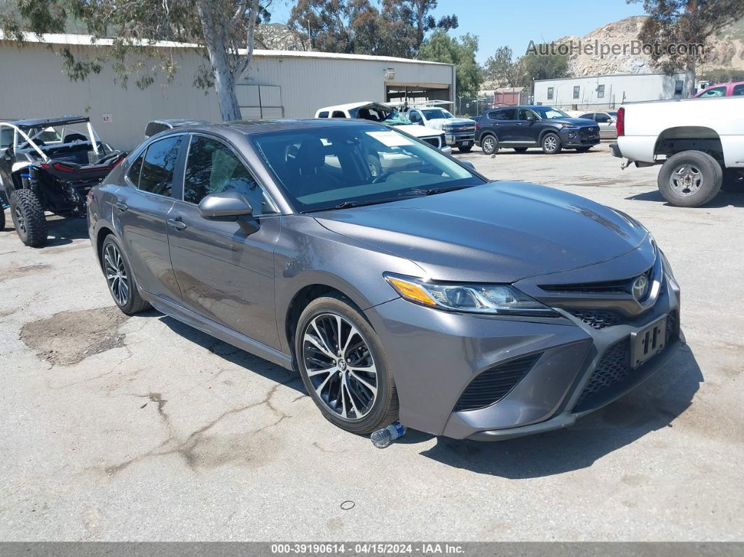 2019 Toyota Camry Se Gray vin: 4T1B11HK1KU165631