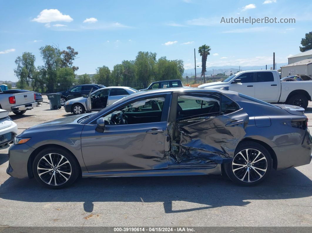 2019 Toyota Camry Se Gray vin: 4T1B11HK1KU165631