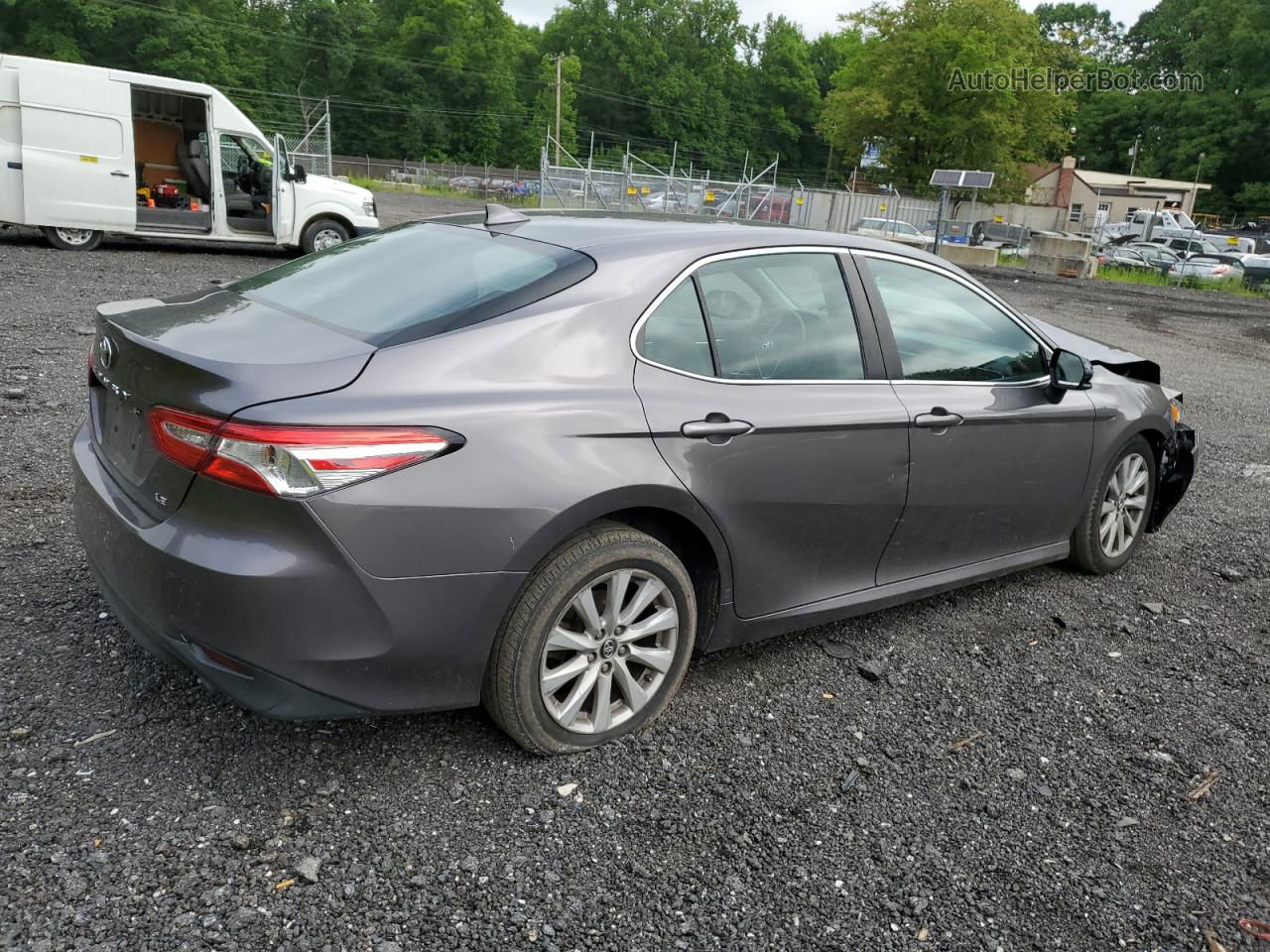 2019 Toyota Camry L Gray vin: 4T1B11HK1KU195731