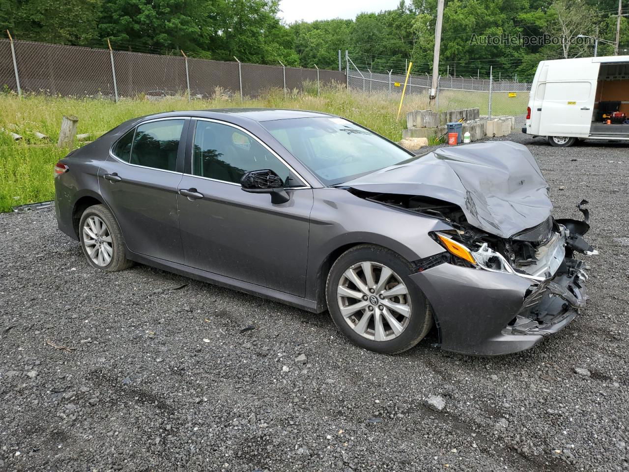 2019 Toyota Camry L Gray vin: 4T1B11HK1KU195731