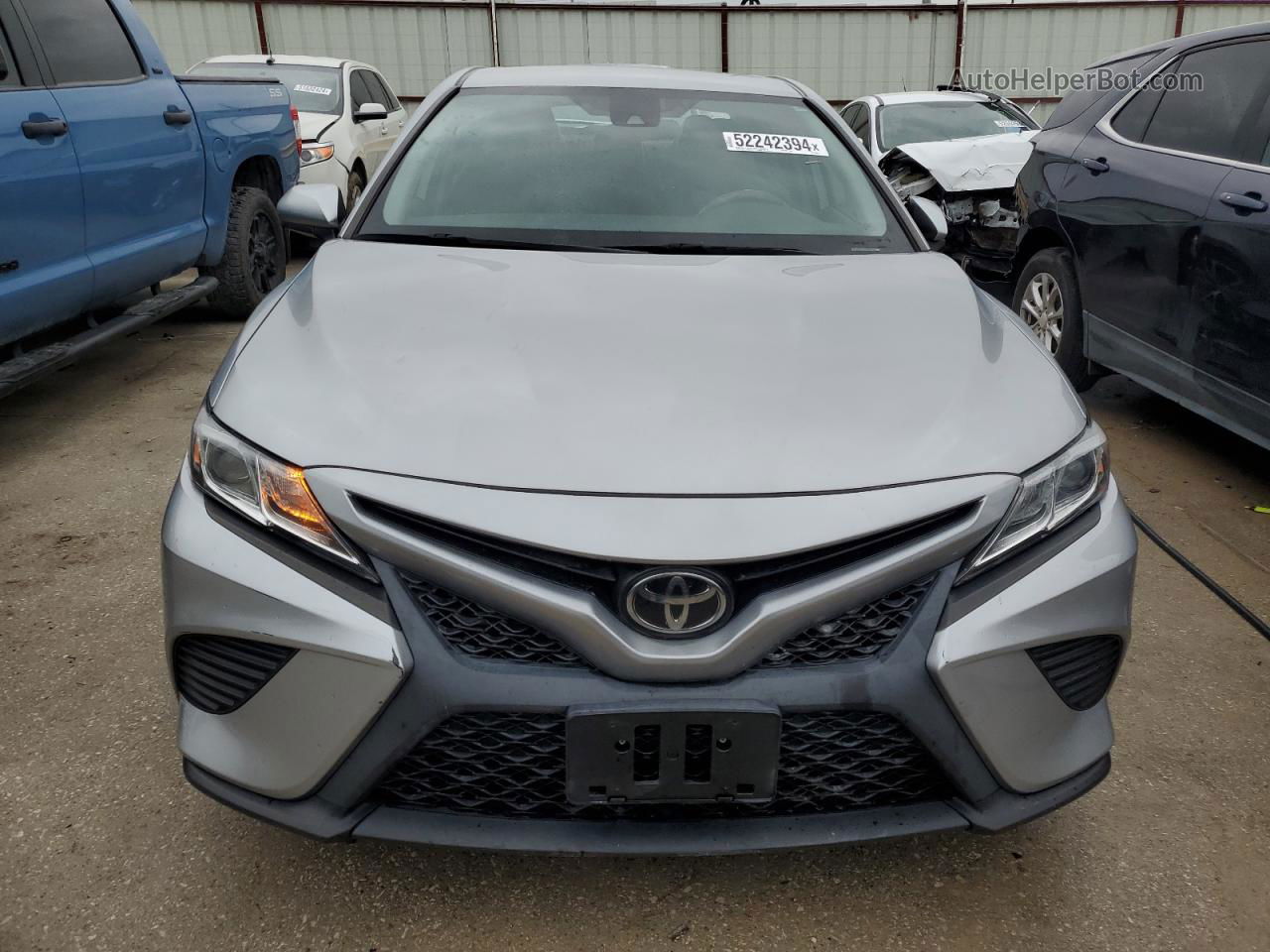 2019 Toyota Camry L Silver vin: 4T1B11HK1KU202483