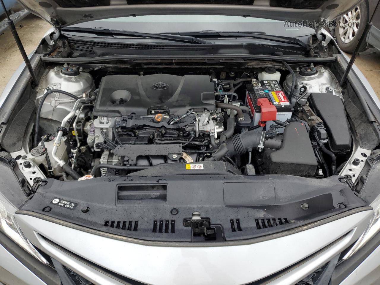 2019 Toyota Camry L Silver vin: 4T1B11HK1KU202483