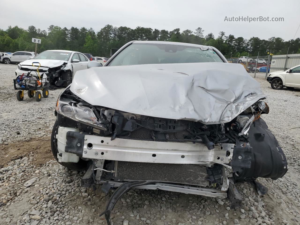 2019 Toyota Camry L Silver vin: 4T1B11HK1KU205478